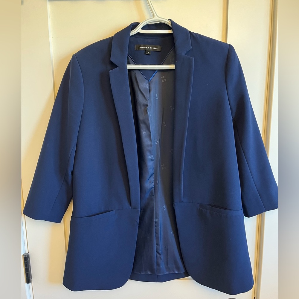 Willow & Thread Navy Women's Blazer